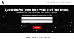 Desktop Screenshot of blogtipstricks.com