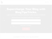 Tablet Screenshot of blogtipstricks.com